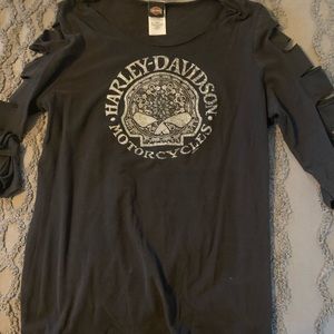SIZE L HARLEY DAVIDSON BLACK TOP
